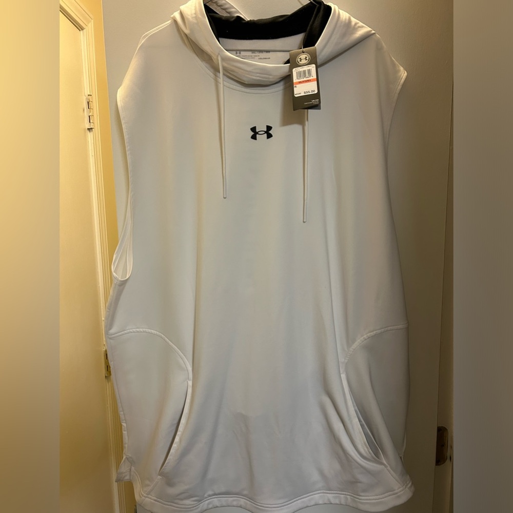 Mens UA Sleevless Hoodie